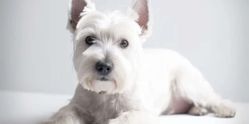 Nombres para perros blancos: Hermoso perro blanco scotish terrier